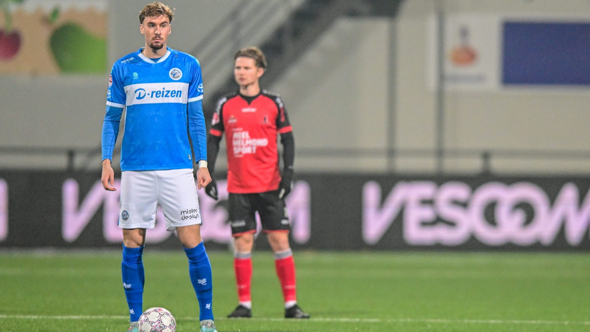 HELMOND, 16-12-2022, Sportpark de Braak, football season 2022 / 2023, Dutch Keuken Kampioen Divisie. Player FC den Bosch Nikolaj Moller during the match Helmond Sport - FC den Bosch