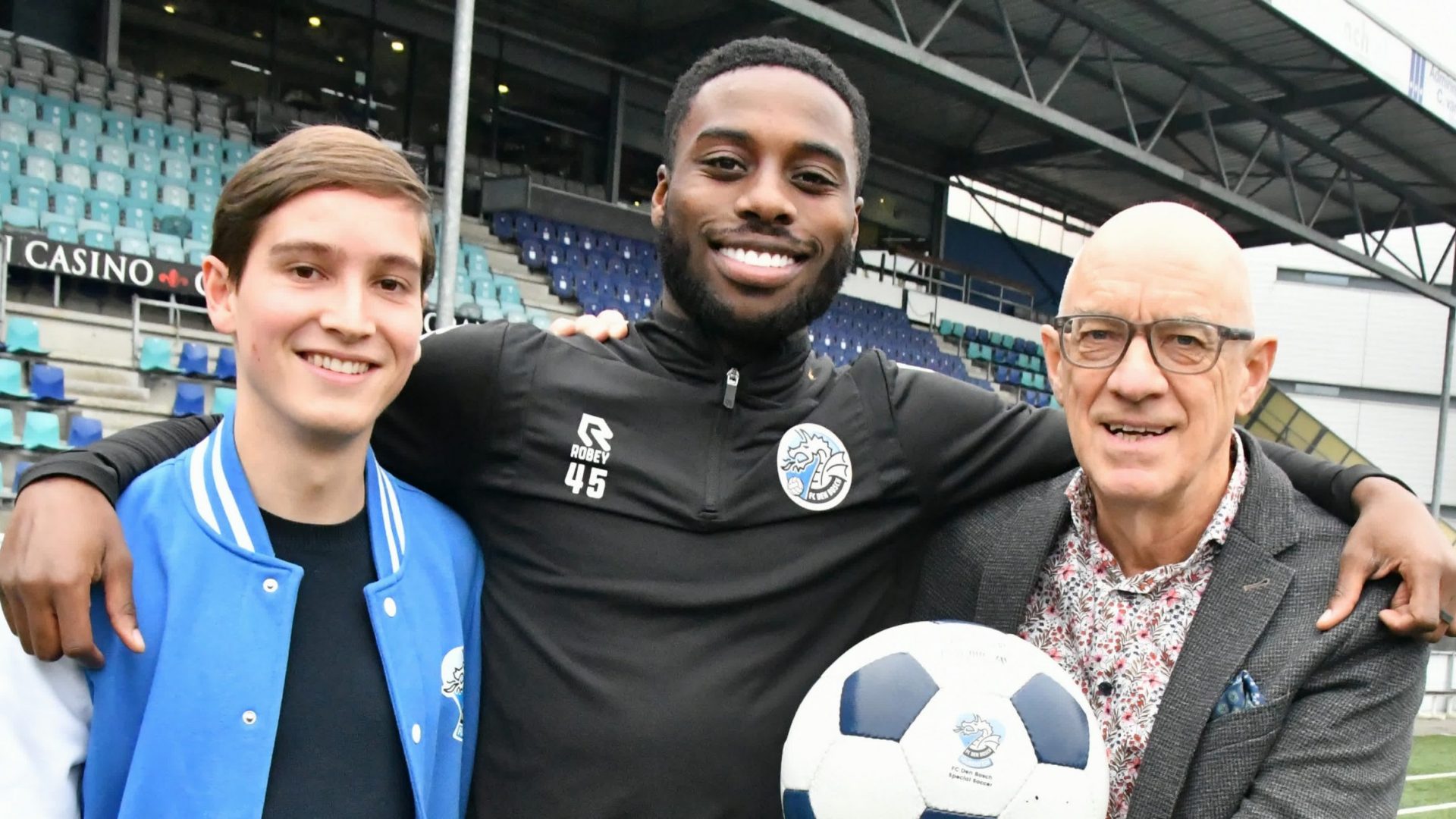 Jelle van Glabbeek Dennis Gyamfi en Jan de Leeuw